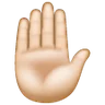 Raised Hand: Light Skin Tone Emoji ✋🏻 image - Samsung style