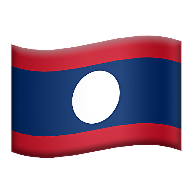 Flag: Laos