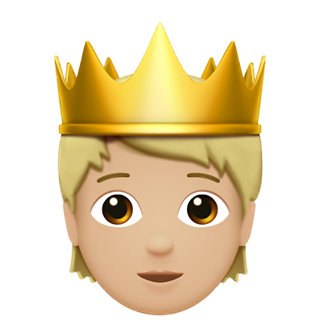 Person With Crown: Medium-Light Skin Tone