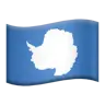 Flag: Antarctica Emoji 🇦🇶 image - Apple style
