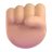 Raised Fist: Medium-Light Skin Tone