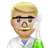 Man Scientist: Medium-Light Skin Tone