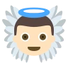 Baby Angel: Light Skin Tone Emoji 👼🏻 image - EmojiTwo style