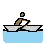 Man Rowing Boat: Medium-Dark Skin Tone