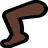 Leg: Dark Skin Tone