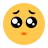 Cara con ojos suplicantes Emoji 🥺 image - Tossface style