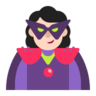 Woman Supervillain: Light Skin Tone Emoji 🦹🏻‍♀️ image - Microsoft Classic 2D style