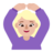 Woman Gesturing Ok: Medium-Light Skin Tone