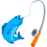 Olta ve Balık Oltası Emoji 🎣 image - Facebook Messenger (2016) style