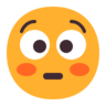 Cara corada Emoji 😳 image - Microsoft Classic 2D style