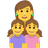 Family: Woman, Girl, Girl