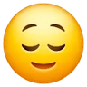 Relieved Face Emoji 😌 image - Samsung style