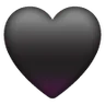 Czarne serce Emoji 🖤 image - Samsung style