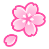 Cherry Blossom Emoji 🌸 image - SoftBank style