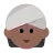 Person Wearing Turban: Medium-Dark Skin Tone