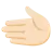 Leftwards Hand: Light Skin Tone