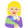 Woman Feeding Baby: Medium-Light Skin Tone Emoji 👩🏼‍🍼 image - Twitter / X (Twemoji) style