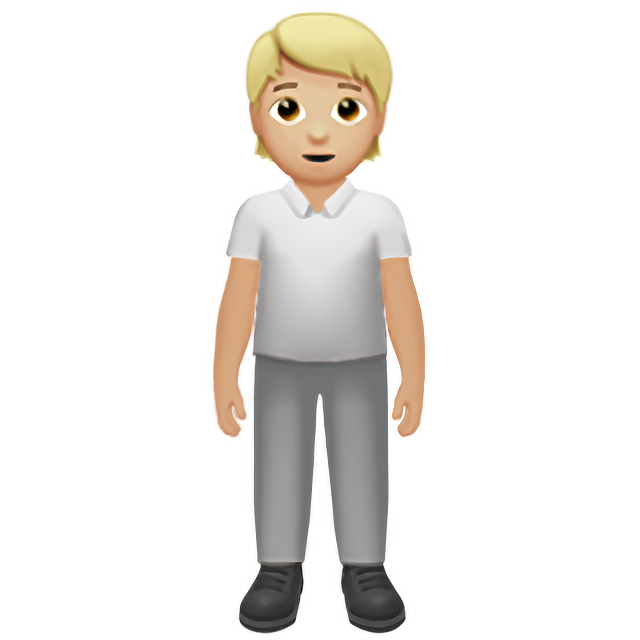 Person Standing: Medium-Light Skin Tone