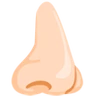 Nose: Light Skin Tone Emoji 👃🏻 image - Facebook Messenger (2016) style
