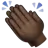 Clapping Hands: Dark Skin Tone