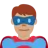 Man Superhero: Medium Skin Tone
