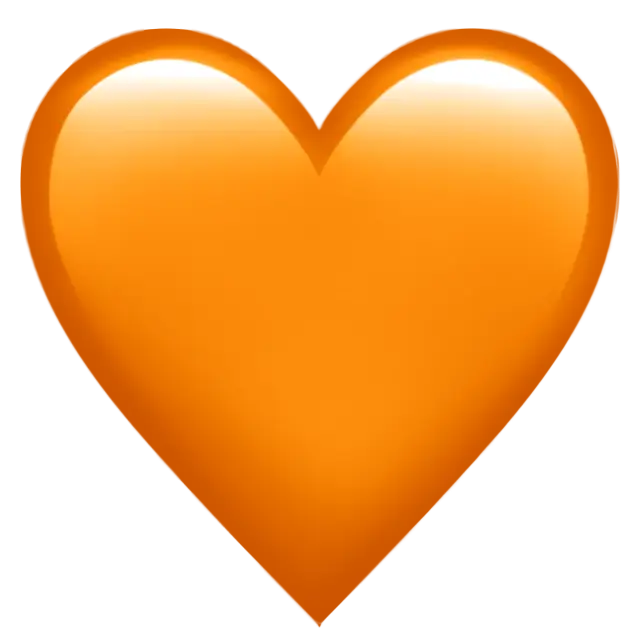 Cuore arancione