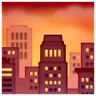 Emoji Városképet gazdagító épület alkonyatkor 🌆 image - Samsung style