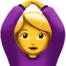 Woman Gesturing Ok Emoji 🙆‍♀️ image - Apple style