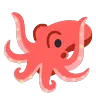 Octopus Emoji 🐙 image - Google Noto Color Animated style