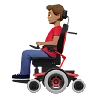 Man In Motorized Wheelchair: Medium Skin Tone Emoji 👨🏽‍🦼 image - Apple style