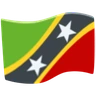 Flag: St. Kitts & Nevis Emoji 🇰🇳 image - Facebook Messenger (2016) style