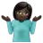Person Shrugging: Dark Skin Tone