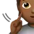 Deaf Person: Medium-Dark Skin Tone