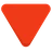 Triangolo rosso verso il basso