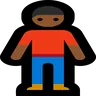 Man Standing: Medium-Dark Skin Tone Emoji 🧍🏾‍♂️ image - Microsoft Windows 10 Segoe UI Emoji style