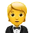 タキシードの男
