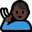 Deaf Man: Dark Skin Tone