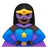 Woman Superhero: Dark Skin Tone