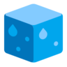 Emoji Cubetto di ghiaccio 🧊 image - Microsoft Classic 2D style