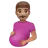 Pregnant Man: Medium Skin Tone