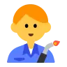 Man Factory Worker Emoji 👨‍🏭 image - Tossface style