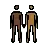 Men Holding Hands: Dark Skin Tone, Medium-Dark Skin Tone