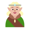 Elf: Medium-Light Skin Tone Emoji 🧝🏼 image - Microsoft Classic 2D style