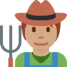 Farmer: Medium Skin Tone Emoji 🧑🏽‍🌾 image - Twitter / X (Twemoji) style