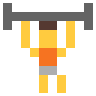 举重者 Emoji 🏋 image - SerenityOS style