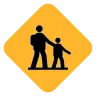Children Crossing Emoji 🚸 image - Tossface style