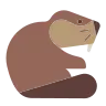 Beaver Emoji 🦫 image - Tossface style