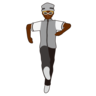 Woman Dancing: Dark Skin Tone Emoji 💃🏿 image - Emojidex style
