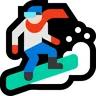 Snowboarder: Light Skin Tone Emoji 🏂🏻 image - Microsoft Windows 10 Segoe UI Emoji style