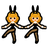 토끼 귀와 여자